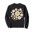 Flower Power Smile Face Flower Happy Sweatshirt - Trendy Graphic Men Women - T-Shirt, Sweatshirt, Hoodie
