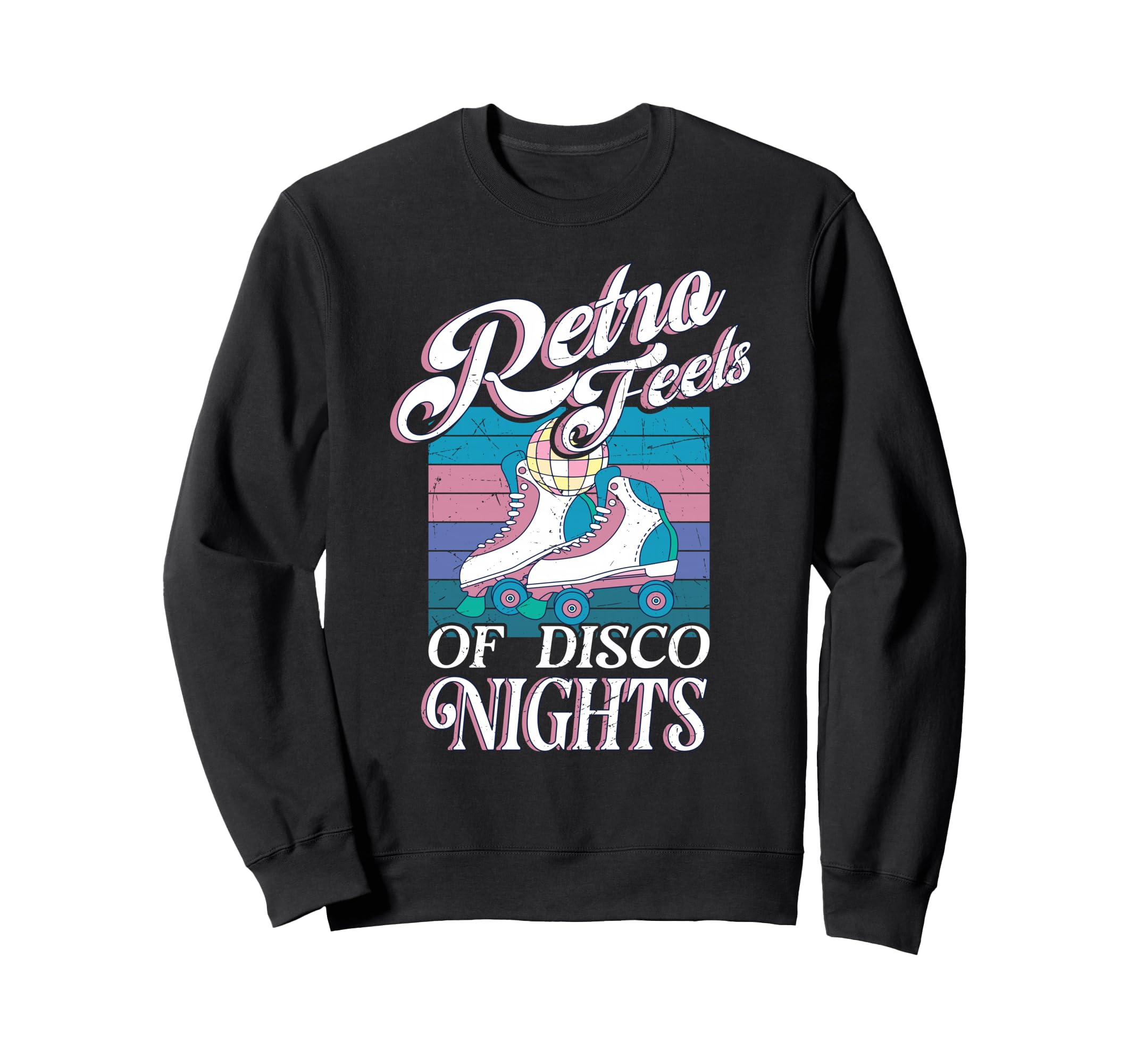 Roller Skating Roller Skates Sweatshirt - Aesthetic Graphic Men Women - T-Shirt, Sweatshirt, Hoodie