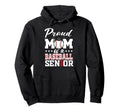 Proud Mom Baseball Senior 2026 Hoodie - Fun Novelty Design Unisex - T-Shirt, Sweatshirt, Hoodie