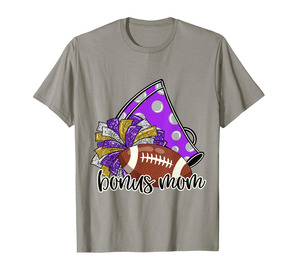 Cheerleader Bonus Mom Game Day Cheer T-Shirt - Aesthetic Graphic for Adults - T-Shirt, Sweatshirt, Hoodie