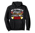 My Favorite Players Call Me Mom Hoodie - Aesthetic Graphic Men Women - T-Shirt, Sweatshirt, Hoodie