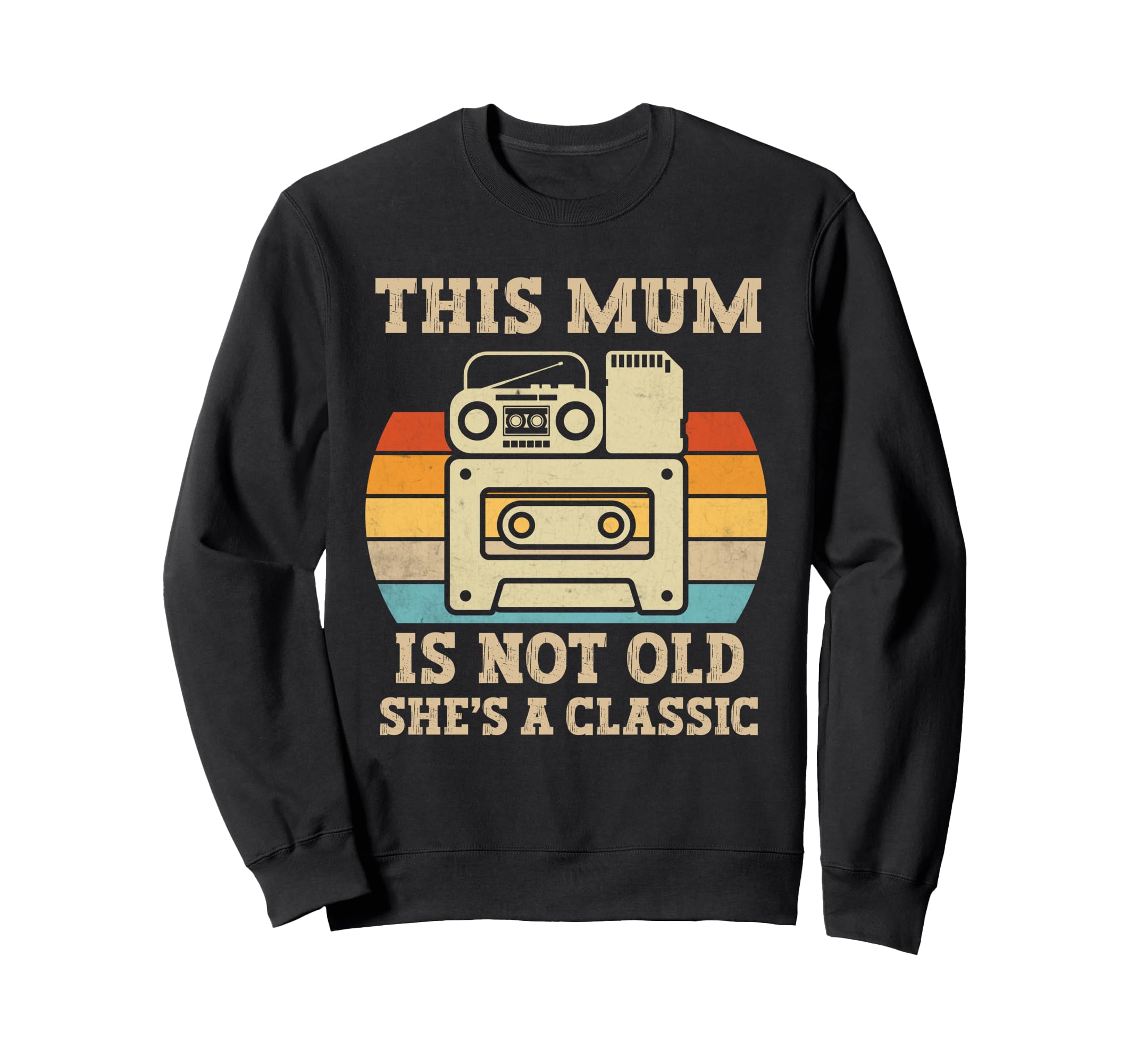 This Mum Is Not Old Shes Music Sweatshirt - Novelty Apparel for Adults - T-Shirt, Sweatshirt, Hoodie