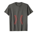 Baseball Ladies Mom Bump Mother Sweatshirt - Fun Novelty Design Men Women - T-Shirt, Sweatshirt, Hoodie