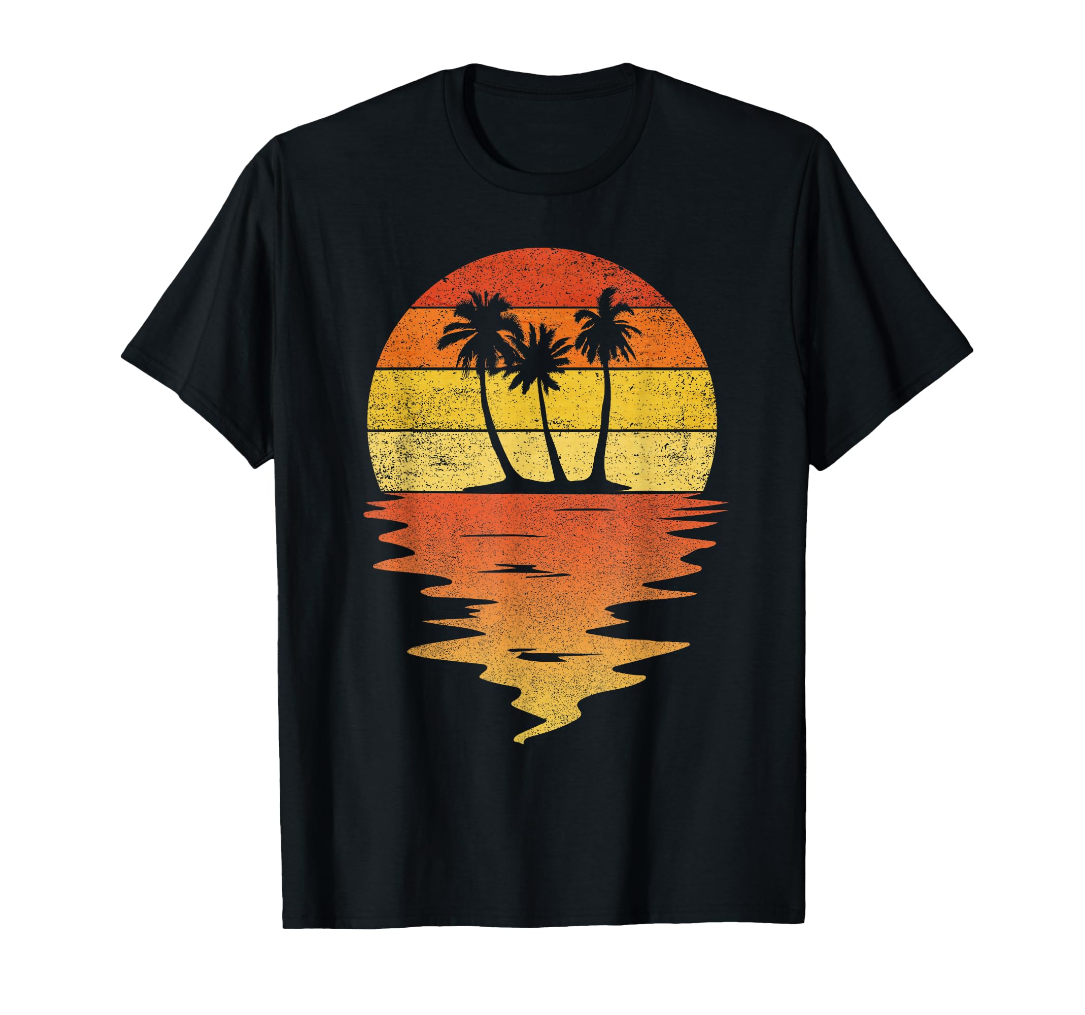 Palm Trees Sunset 70S Palm Trees T-Shirt - Streetwear Style Men Women - T-Shirt, Sweatshirt, Hoodie
