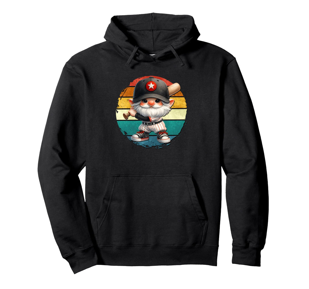 Baseball Grandpa Gnome Sunset Hoodie - Casual Everyday Wear for Adults - T-Shirt, Sweatshirt, Hoodie