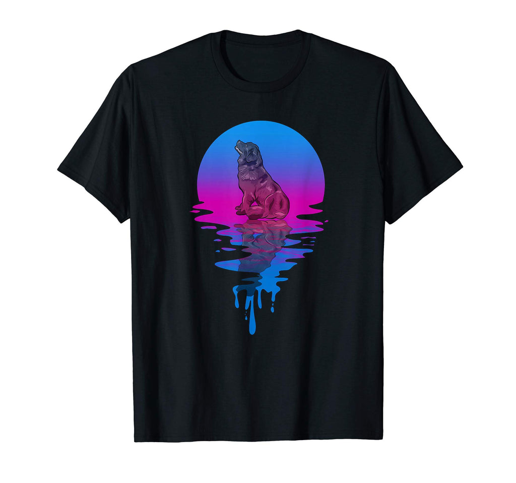Sunset Newfie T-Shirt - Fun Novelty Design Men Women - T-Shirt, Sweatshirt, Hoodie