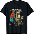 Respect Your Elders Gaming Control Funny Gamer - Adult & Kids T-Shirts, Sweatshirts & Hoodies apparel design preview 1