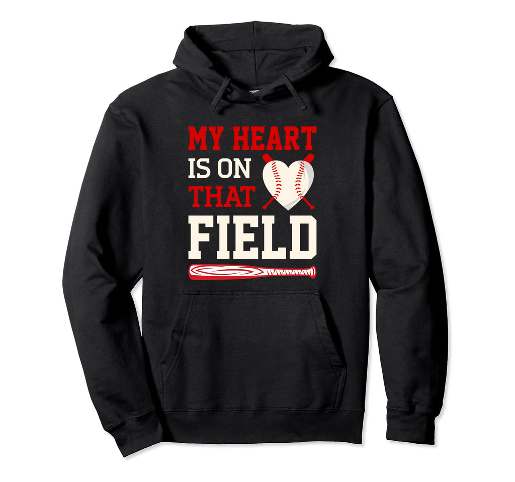 Funny Baseball Patriotic Baseball Hoodie - Fun Novelty Design Men Women - T-Shirt, Sweatshirt, Hoodie