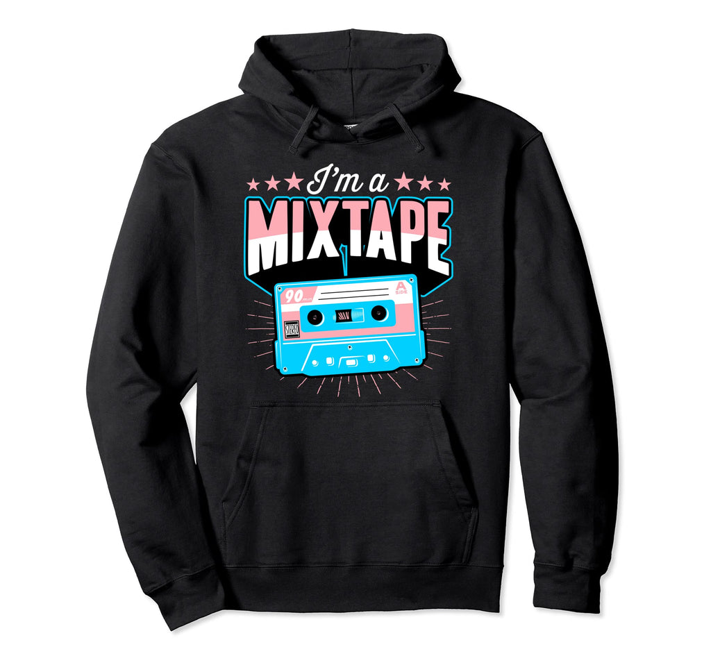 Im Mixtape Transgender Pride 80S 90S Hoodie - Fun Novelty Design Unisex - T-Shirt, Sweatshirt, Hoodie
