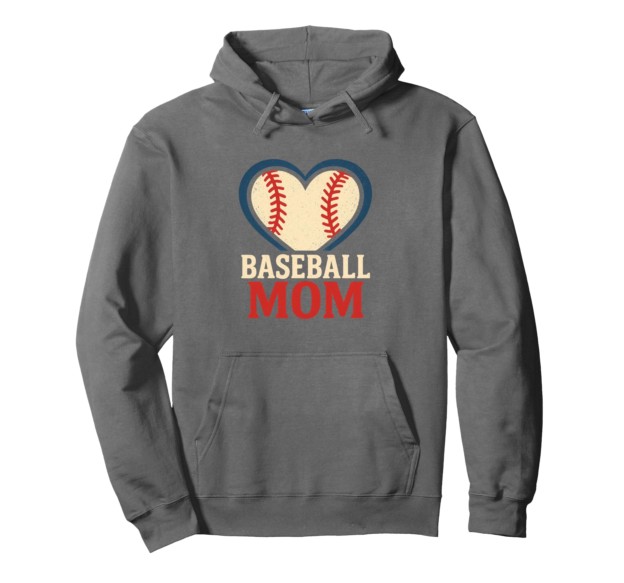 Charming Baseball Mom Heart Hoodie - Trendy Graphic Unisex - T-Shirt, Sweatshirt, Hoodie