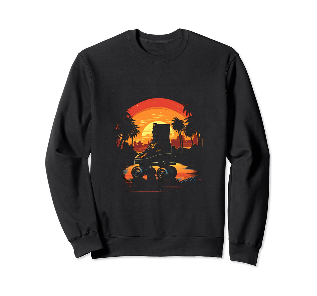 Roller Skates Roller Skating Skater Sweatshirt - Novelty Apparel Unisex - T-Shirt, Sweatshirt, Hoodie