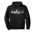 Columbus 8 Bit Video Arcade Gamer Hoodie - Novelty Apparel Men Women - T-Shirt, Sweatshirt, Hoodie