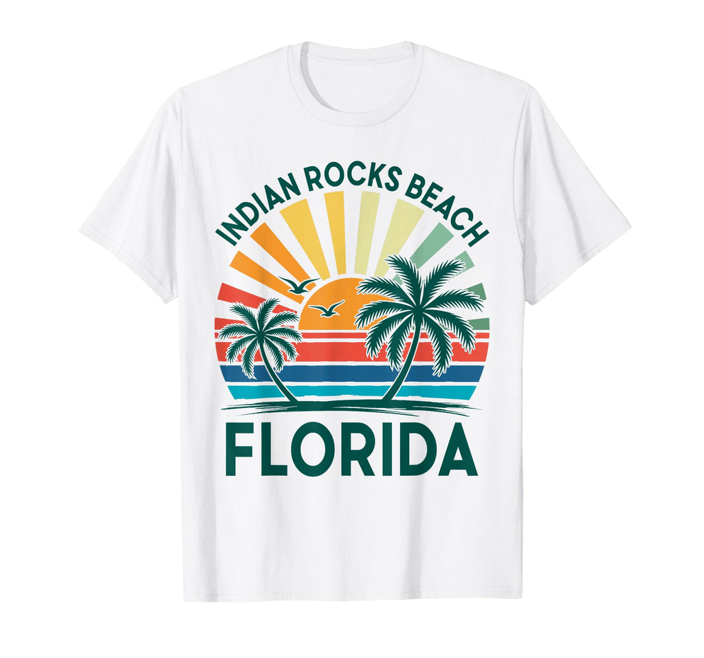 Indian Rocks Beach Florida Vacation T-Shirt - Novelty Apparel for Adults - T-Shirt, Sweatshirt, Hoodie