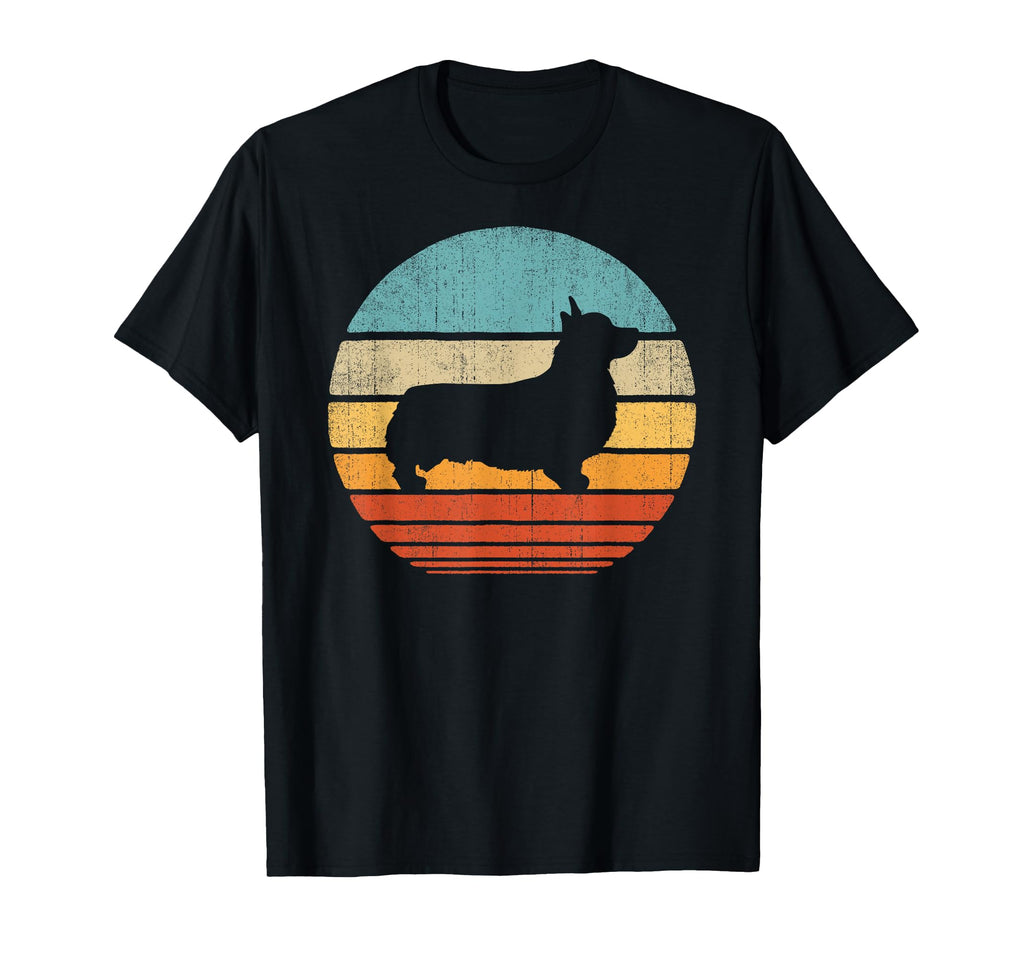 Corgi 60S 70S Sunset Dog Lovers T-Shirt - Unique Graphic for Adults - T-Shirt, Sweatshirt, Hoodie
