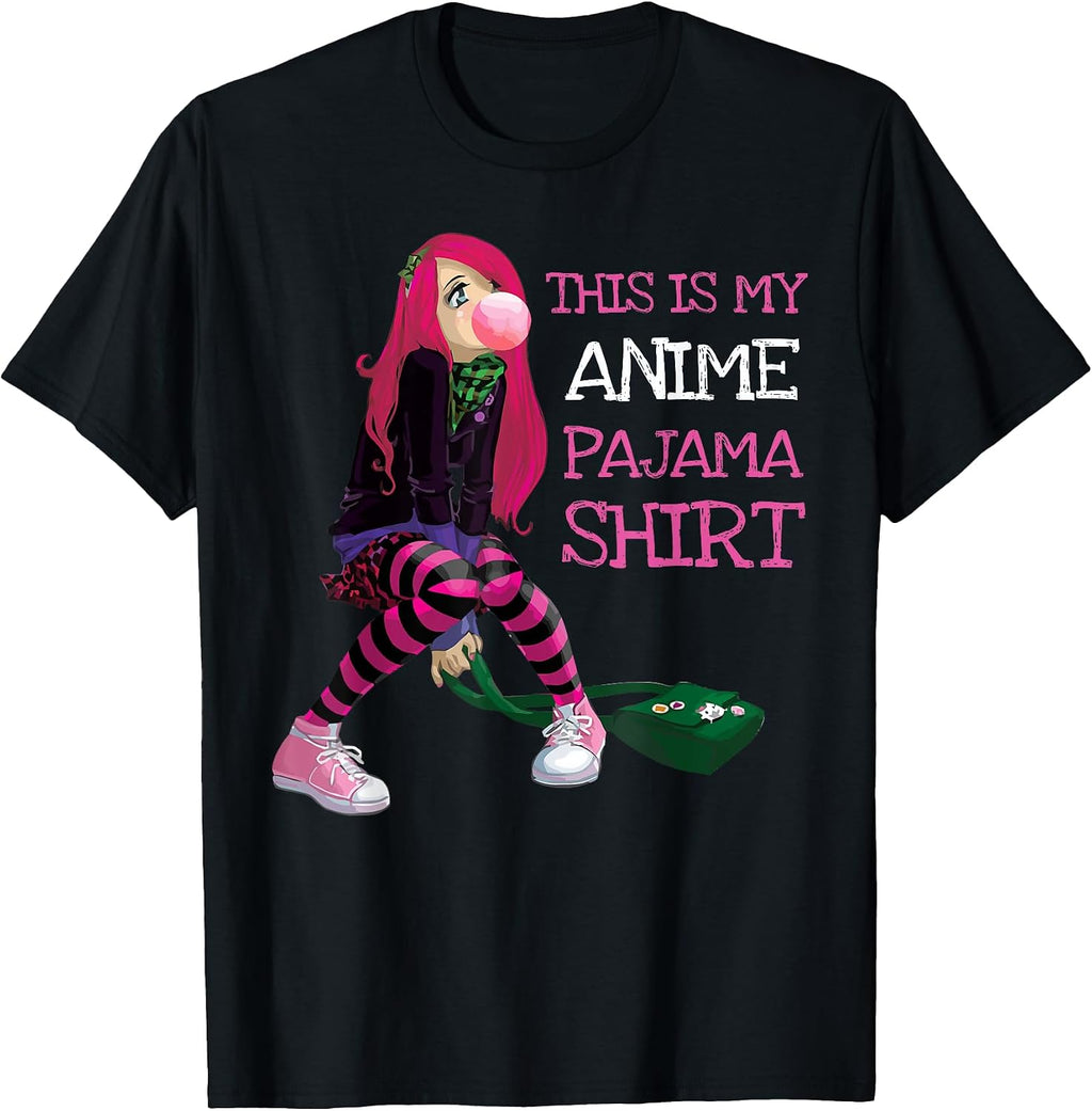 Anime Girl Kawaii Clothes Pajamas - Adult & Kids T-Shirts, Sweatshirts & Hoodies apparel design preview 1