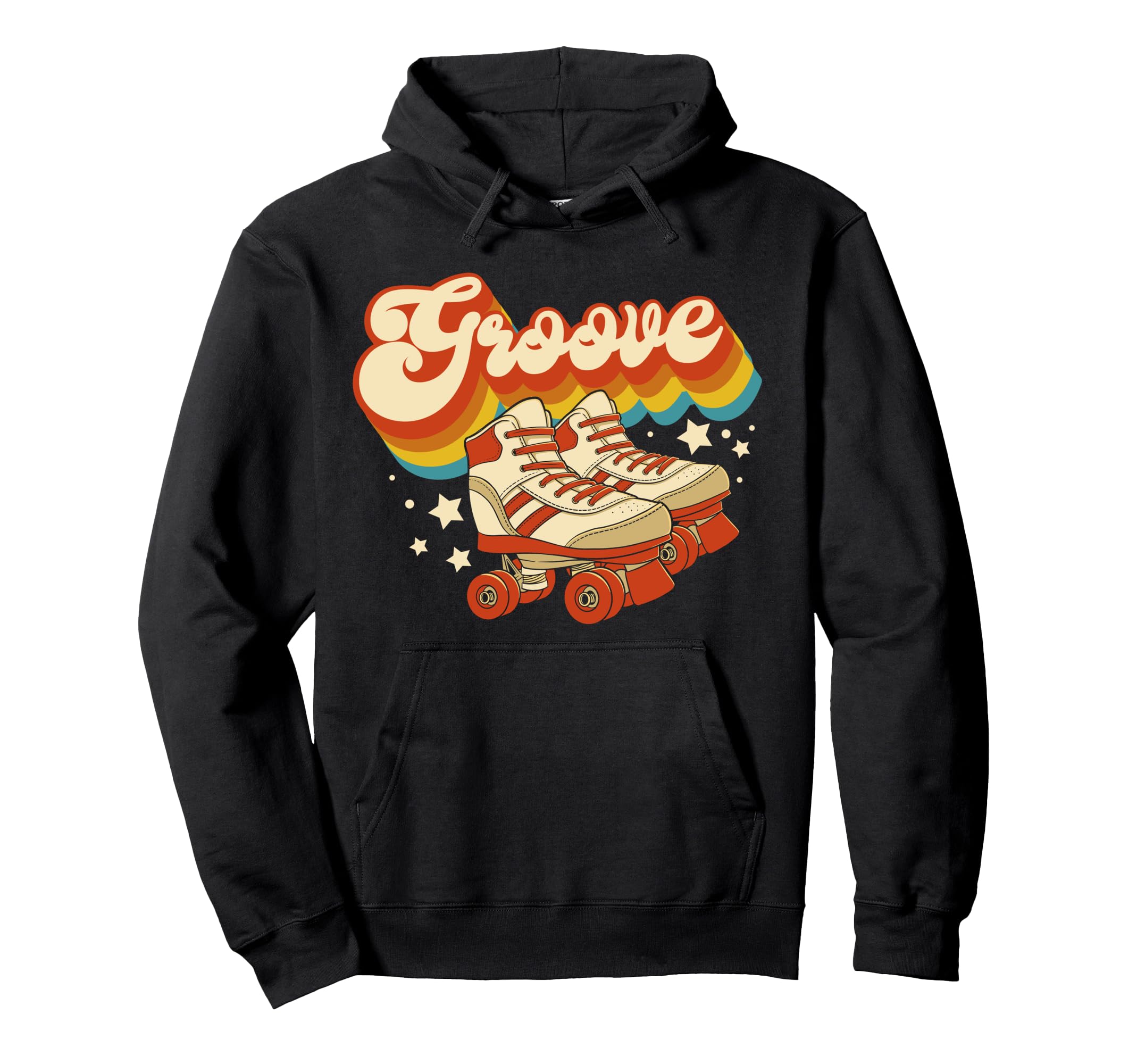 Roller Skating Skate 1970S Groove Hoodie - Unique Graphic Men Women - T-Shirt, Sweatshirt, Hoodie