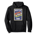 39Th Birthday Gift Best 1981 Cassette Hoodie - Unique Graphic for Adults - T-Shirt, Sweatshirt, Hoodie