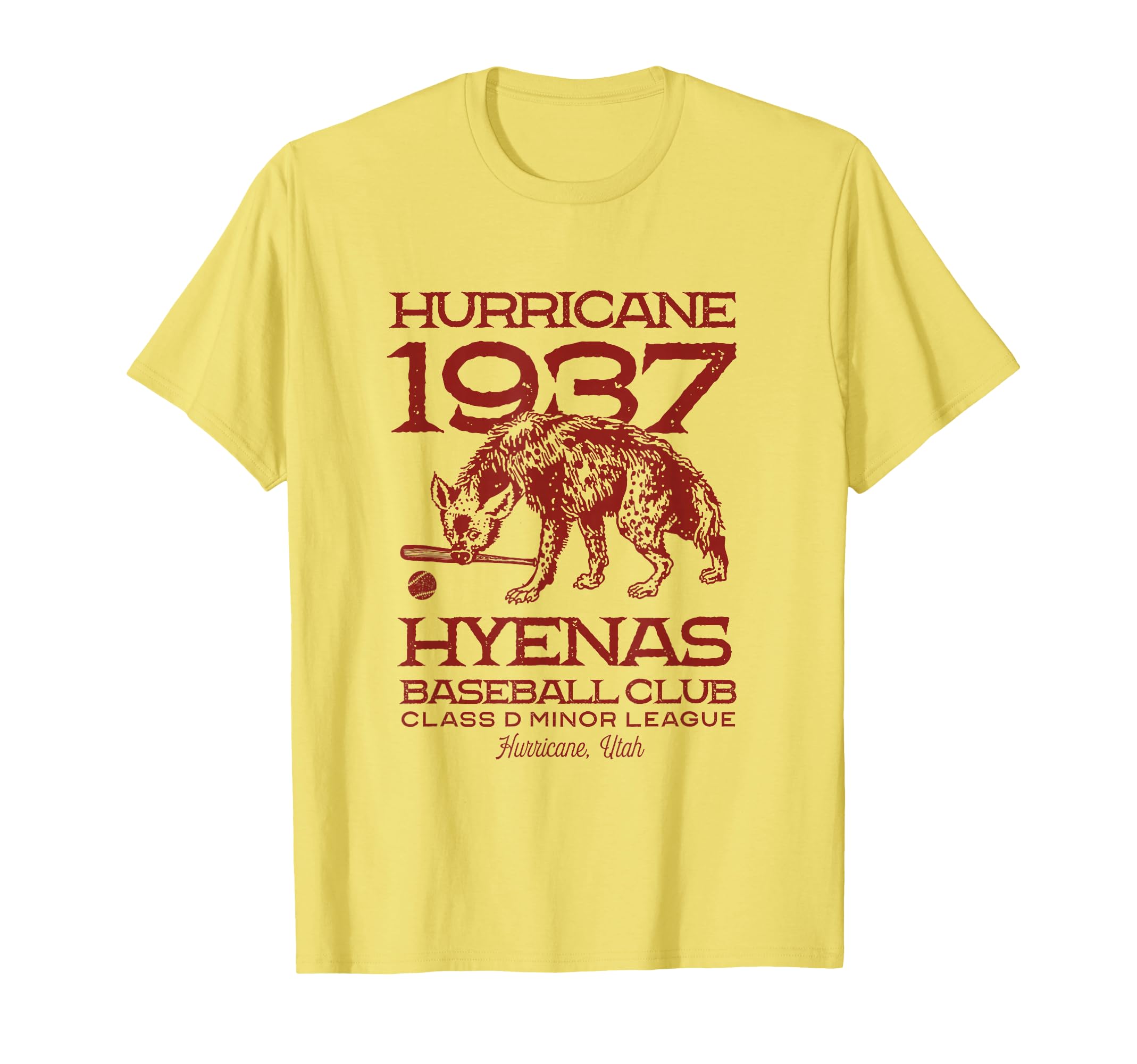 Hurricane Hyenas Minor League T-Shirt - Aesthetic Graphic for Adults - T-Shirt, Sweatshirt, Hoodie