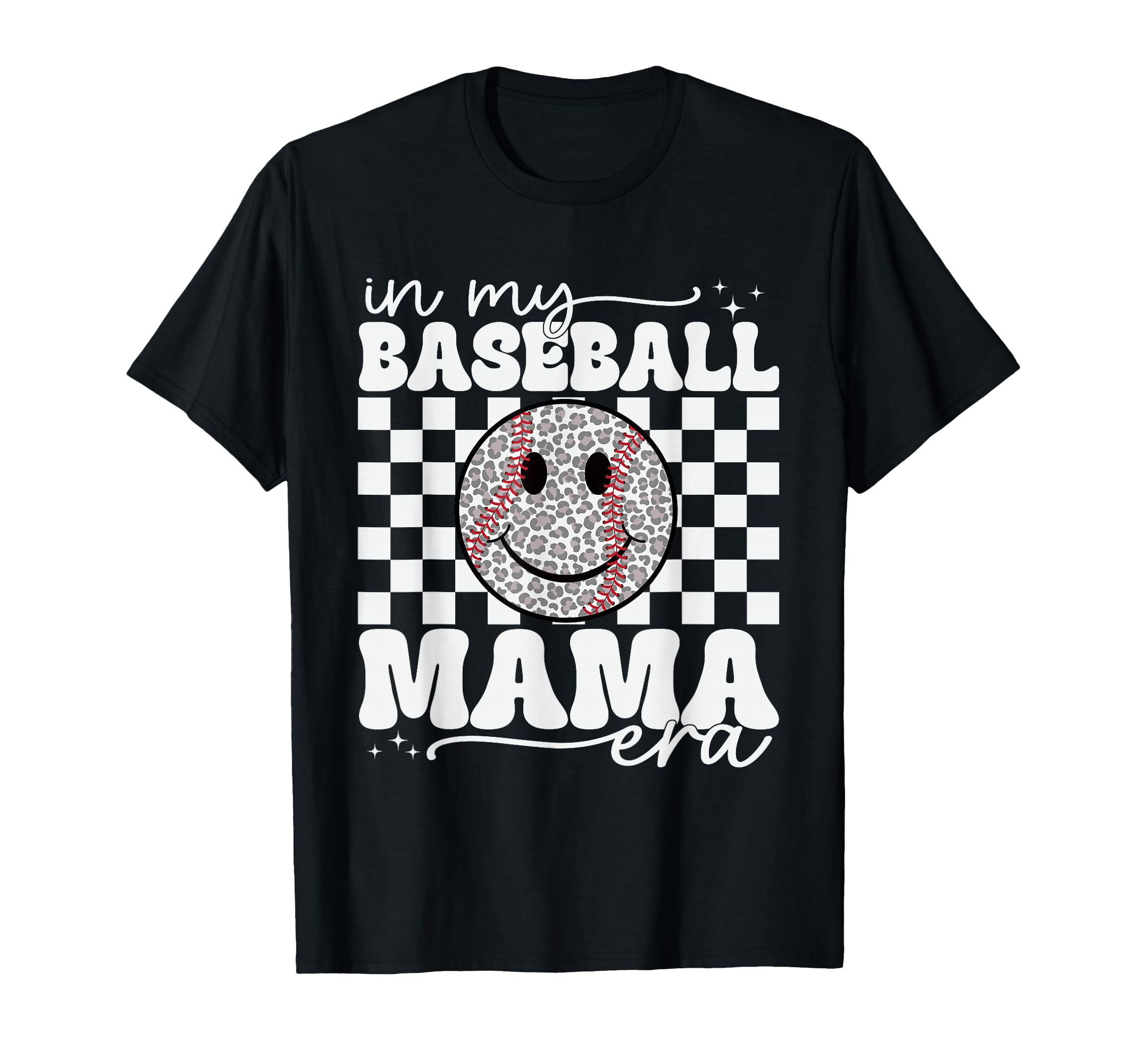 My Baseball Mom Mama Era Leopard Mom T-Shirt - Minimalist Print for Adults - T-Shirt, Sweatshirt, Hoodie