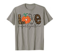 Hello Fall Pumpkin Love Fall Yall Leopard T-Shirt - Graphic Print Unisex - T-Shirt, Sweatshirt, Hoodie