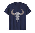 Cow Bull Cattle Skull Head Western T-Shirt - Streetwear Style Unisex - T-Shirt, Sweatshirt, Hoodie