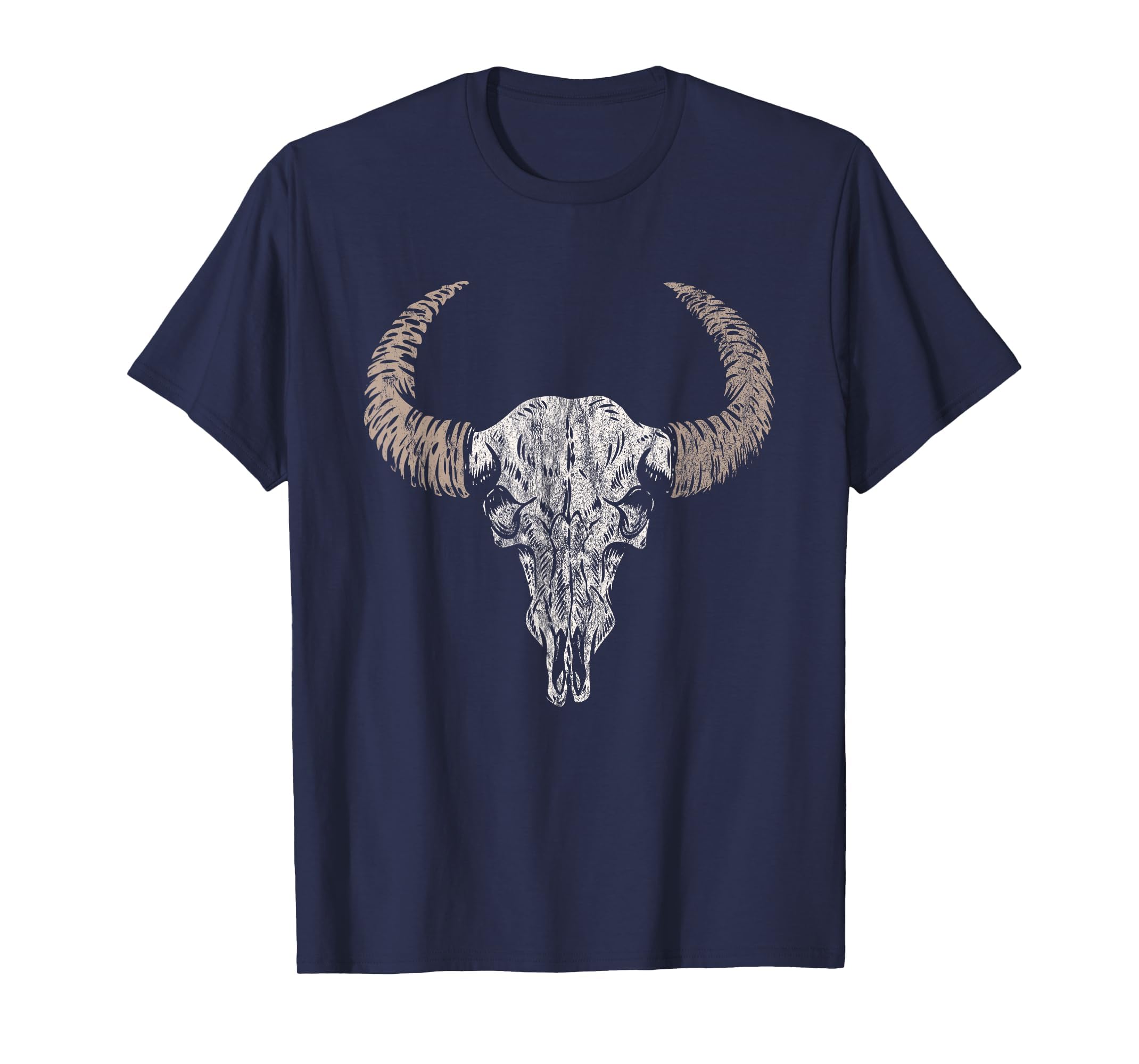 Cow Bull Cattle Skull Head Western T-Shirt - Streetwear Style Unisex - T-Shirt, Sweatshirt, Hoodie
