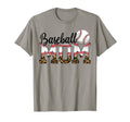 Leopard Baseball Mom Funny Mothers T-Shirt - Streetwear Style for Adults - T-Shirt, Sweatshirt, Hoodie
