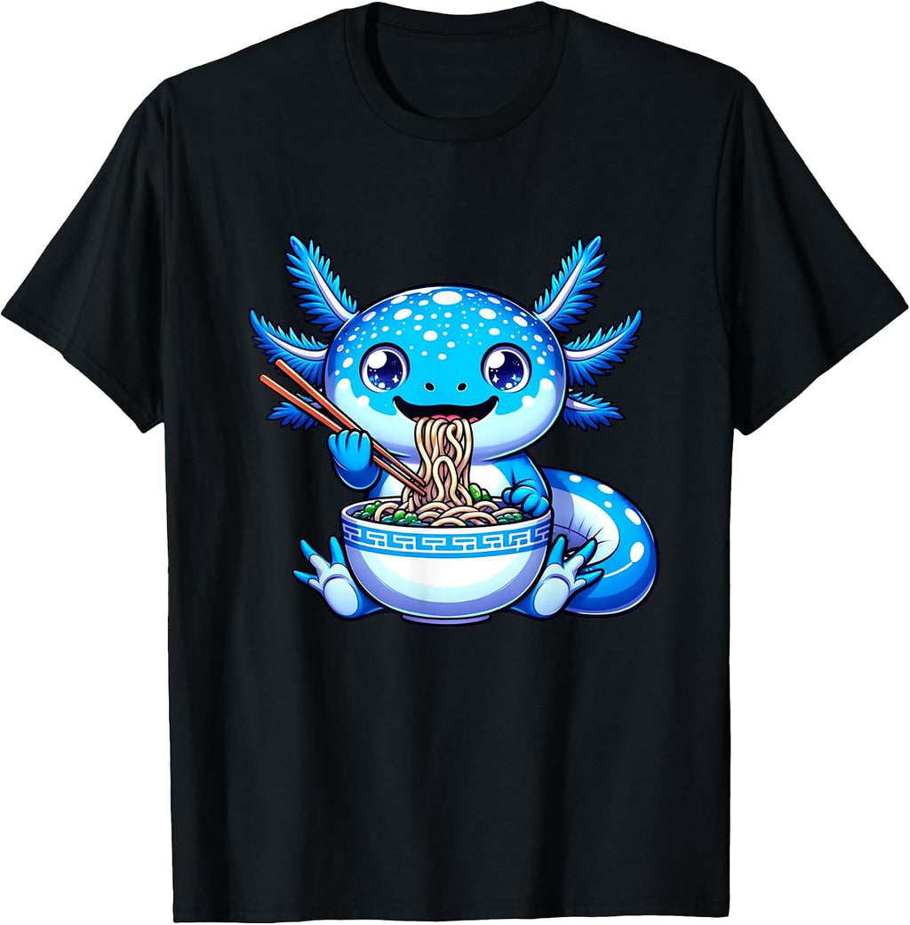 Anime Kawaii Axolotl Cute Designs - Adult & Kids T-Shirts, Sweatshirts & Hoodies apparel design preview 1