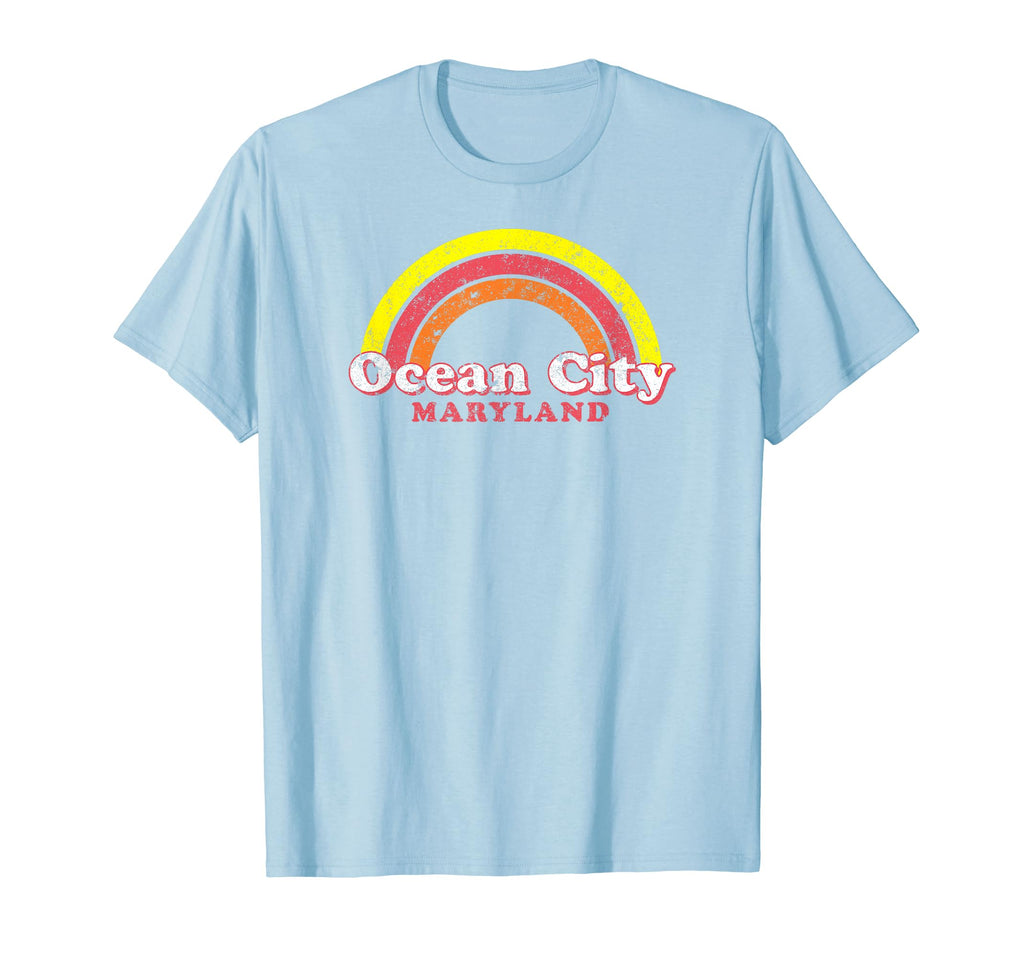 Ocean City Maryland T Shirts Oc Md 70S T-Shirt - Minimalist Print Unisex - T-Shirt, Sweatshirt, Hoodie