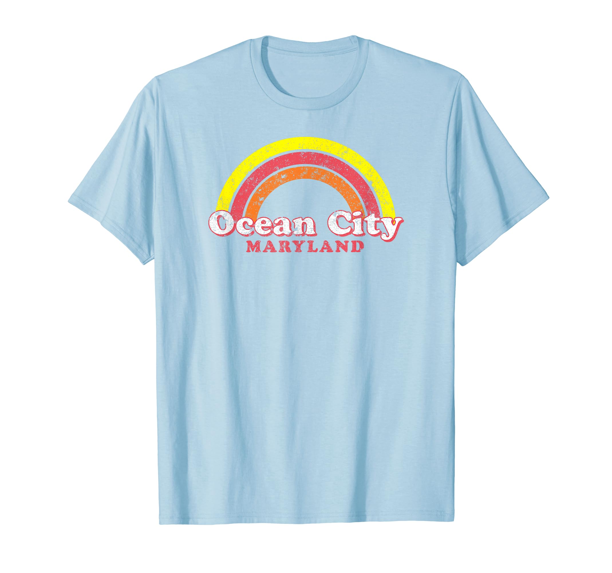 Ocean City Maryland T Shirts Oc Md 70S T-Shirt - Minimalist Print Unisex - T-Shirt, Sweatshirt, Hoodie