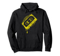 Dripping Cassette Tape Hoodie - Casual Everyday Wear Men Women - T-Shirt, Sweatshirt, Hoodie