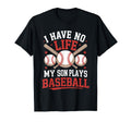 Funny Baseball Parents Son Mom Mother Dad T-Shirt - Unique Graphic Unisex - T-Shirt, Sweatshirt, Hoodie