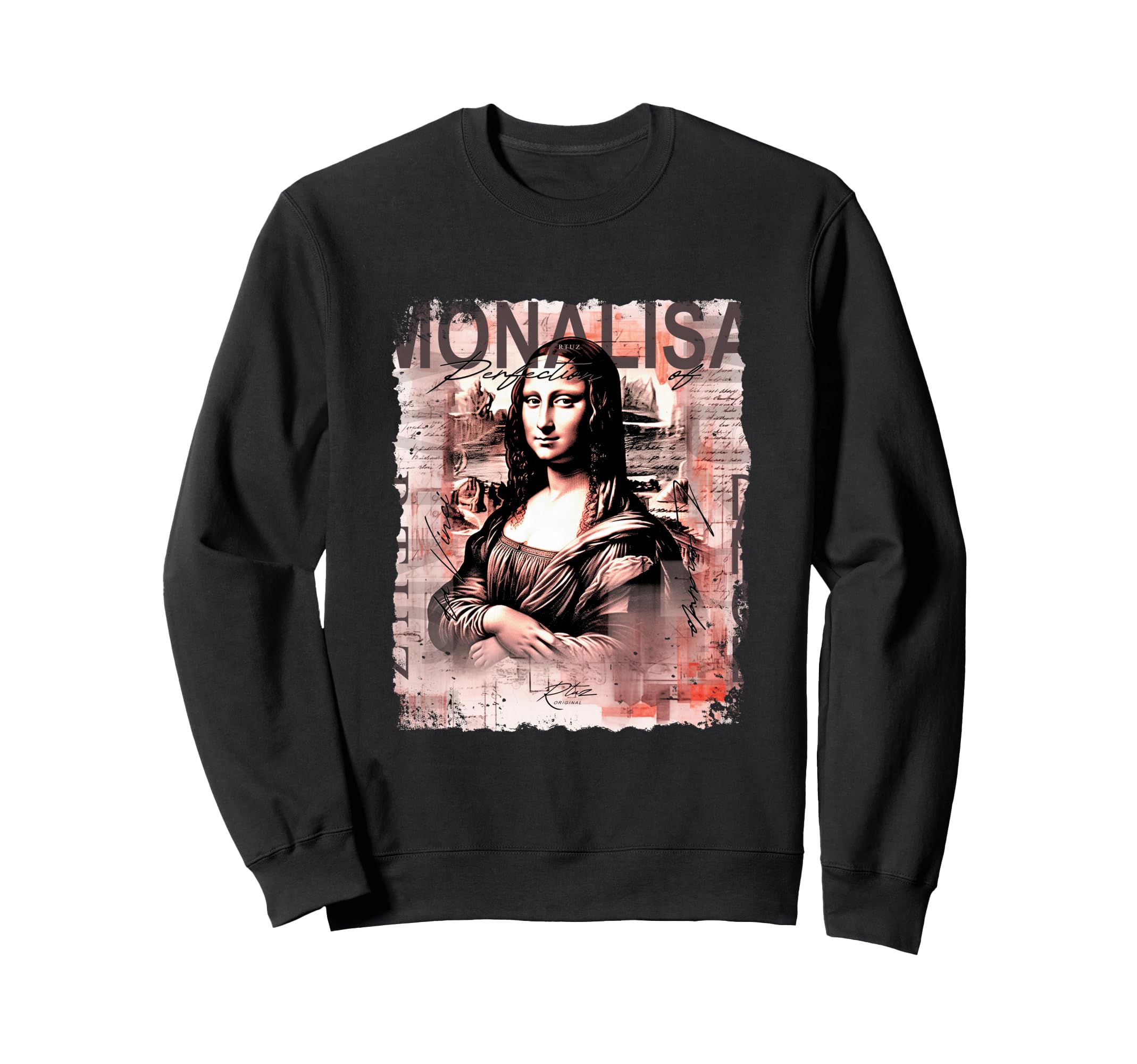 Mona Lisa Aesthetic Y2K Streetwear Sweatshirt - Aesthetic Graphic Men Women - T-Shirt, Sweatshirt, Hoodie