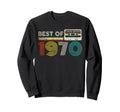 Best 1970 Birthday 1970 Cassette Tape Sweatshirt - Unique Graphic Unisex - T-Shirt, Sweatshirt, Hoodie