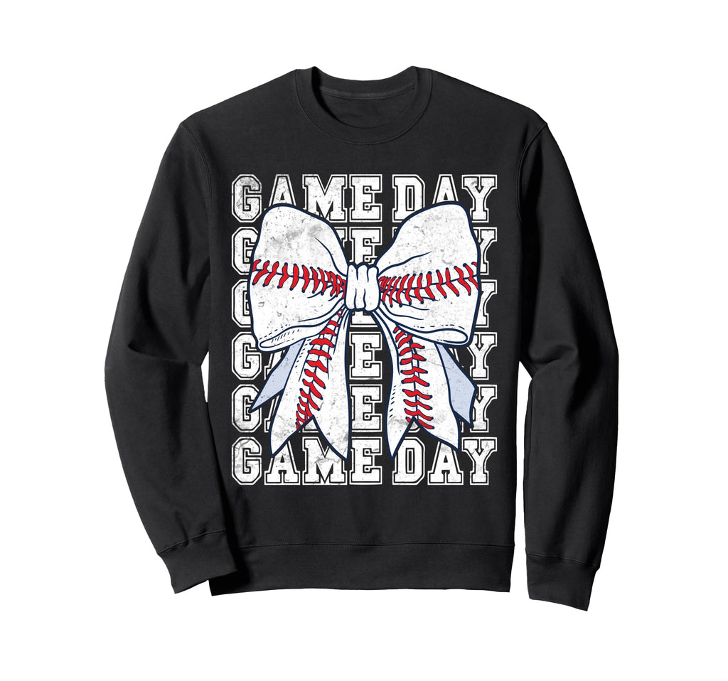 Game Day Baseball Mom Mother Sweatshirt - Custom Art Print for Adults - T-Shirt, Sweatshirt, Hoodie