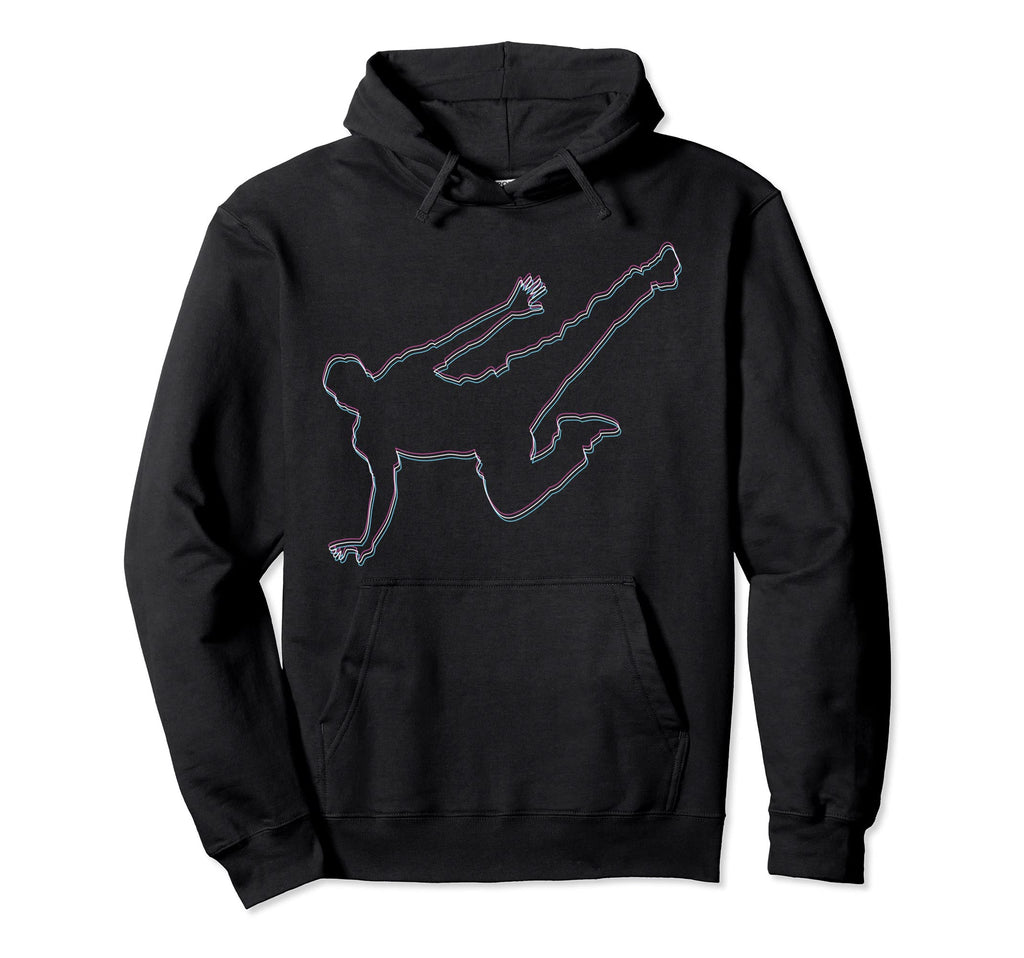 Parkour Freerunning Traceur Vaporwave Hoodie - Graphic Print for Adults - T-Shirt, Sweatshirt, Hoodie