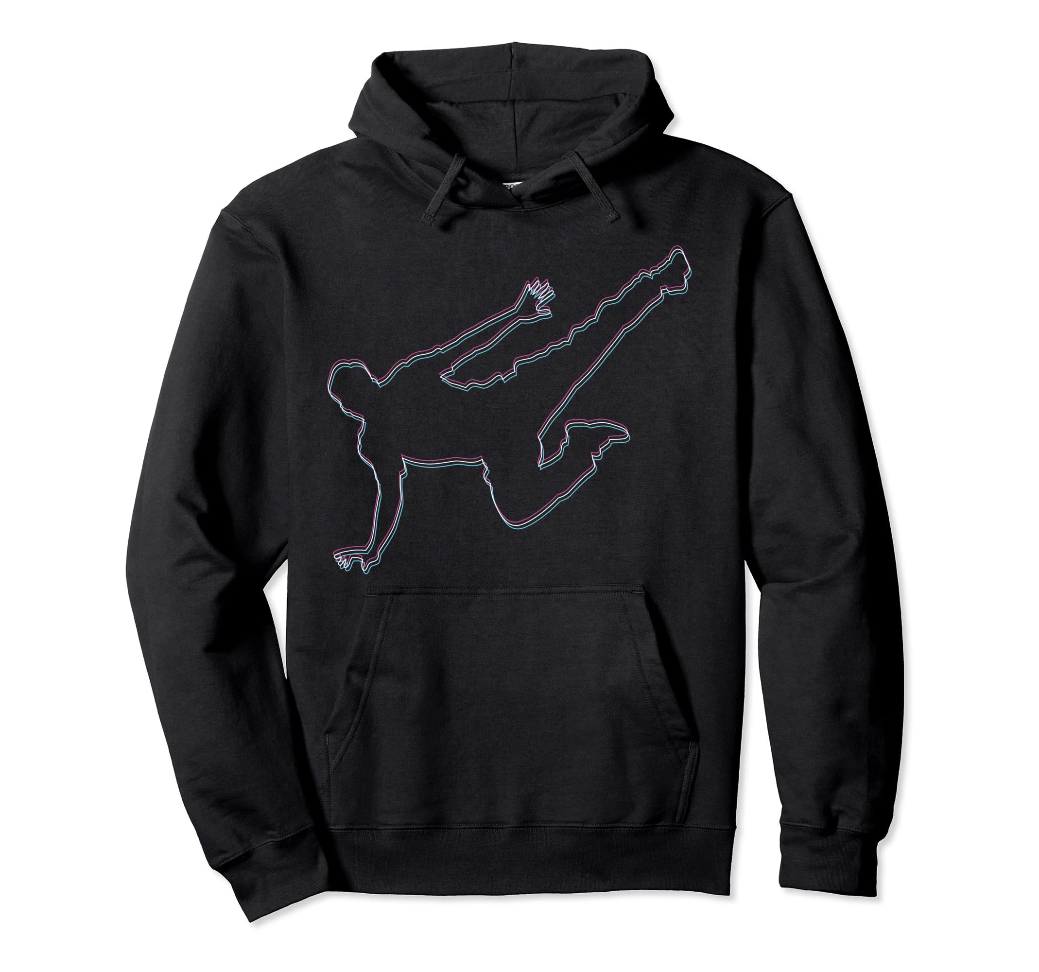 Parkour Freerunning Traceur Vaporwave Hoodie - Graphic Print for Adults - T-Shirt, Sweatshirt, Hoodie
