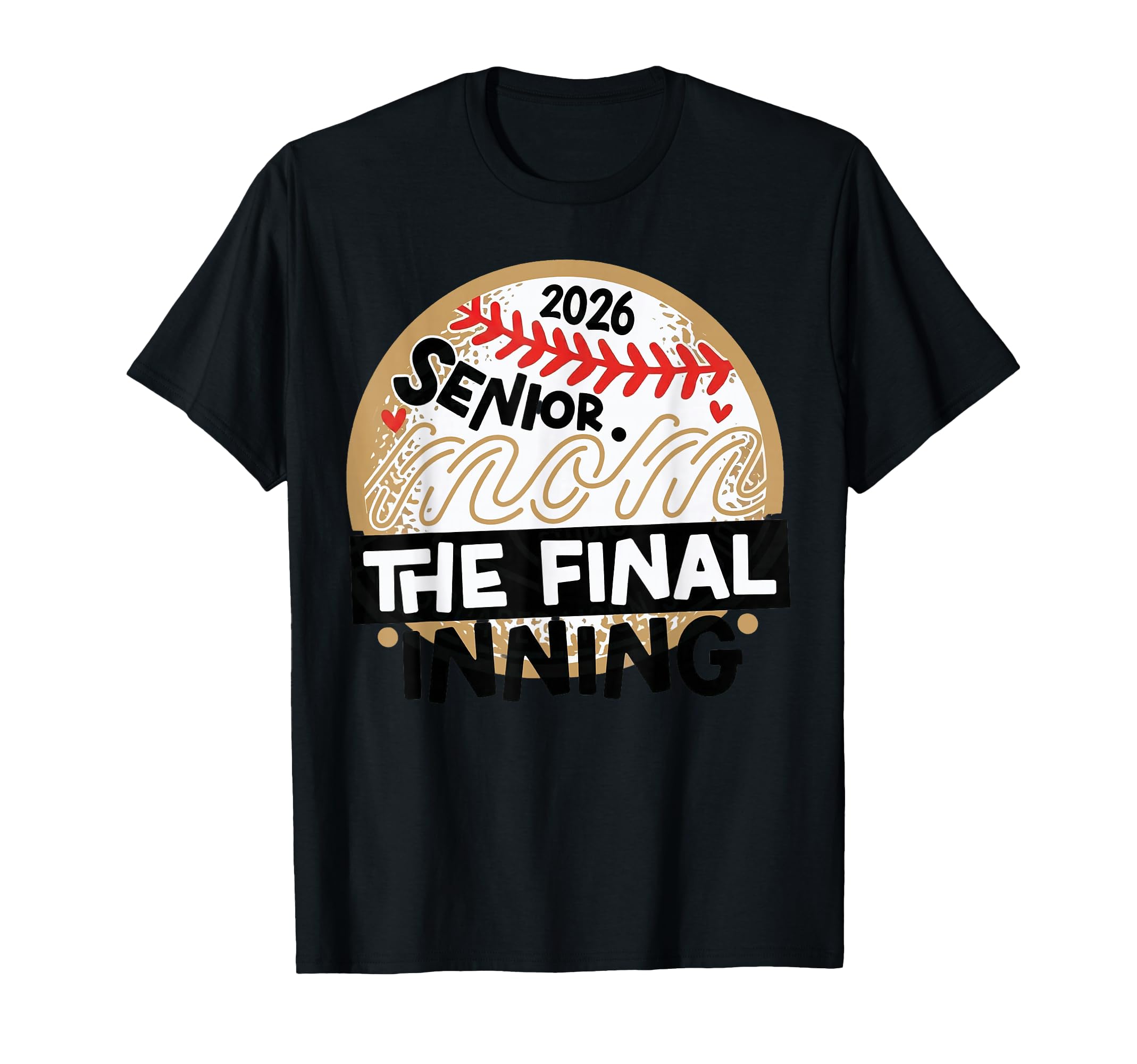 Baseball Senior Mom 2026 Final Inning T-Shirt - Minimalist Print Men Women - T-Shirt, Sweatshirt, Hoodie