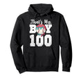 Thats My Baseball 100 Number Mom Dad 100 Hoodie - Novelty Apparel Unisex - T-Shirt, Sweatshirt, Hoodie