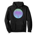 Vaporwave Summer Palm Tree Sunset Hoodie - Fun Novelty Design Men Women - T-Shirt, Sweatshirt, Hoodie