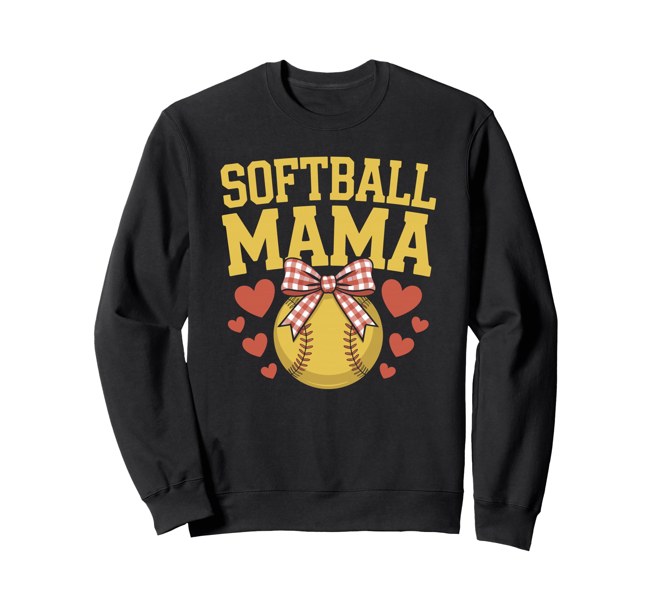 Softball Mama Baseball Sports Sweatshirt - Casual Everyday Wear Unisex - T-Shirt, Sweatshirt, Hoodie