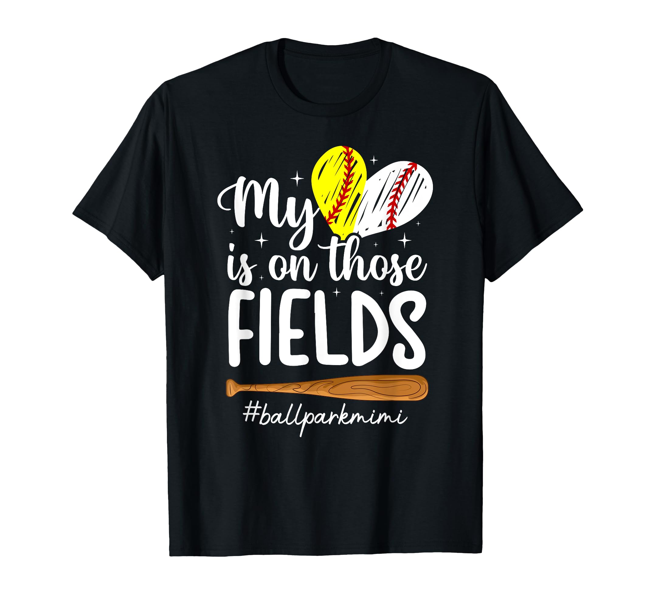 Those Fields Ballpark Mimi Baseball T-Shirt - Custom Art Print for Adults - T-Shirt, Sweatshirt, Hoodie