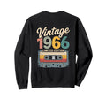 Born 1966 Cassette Tape 60Th Sweatshirt - Streetwear Style Men Women - T-Shirt, Sweatshirt, Hoodie
