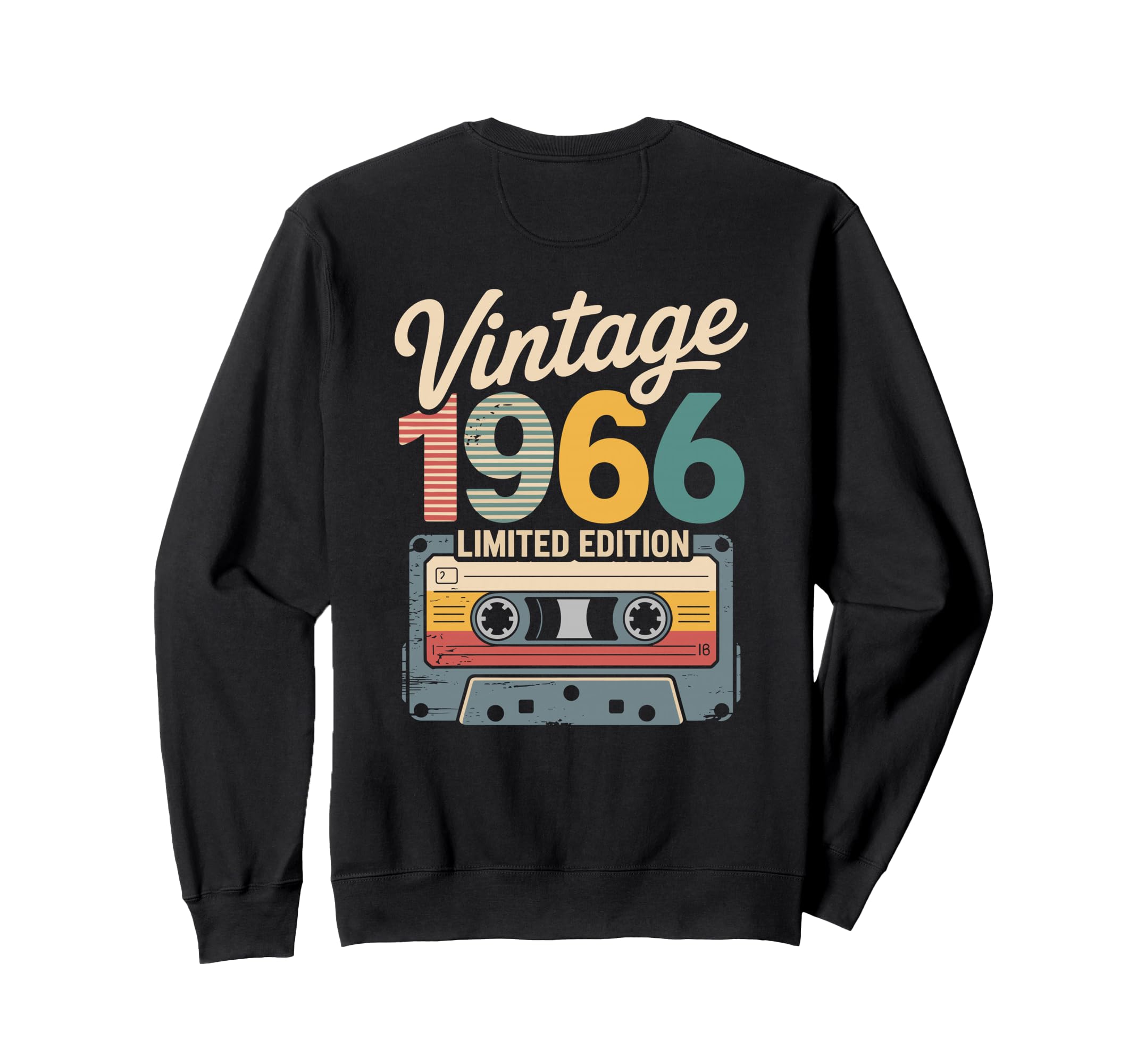 Born 1966 Cassette Tape 60Th Sweatshirt - Streetwear Style Men Women - T-Shirt, Sweatshirt, Hoodie