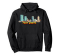 Forth Worth 8 Bit Video Arcade Gamer Hoodie - Fun Novelty Design Men Women - T-Shirt, Sweatshirt, Hoodie