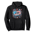 4Th July Cassette Tape Hoodie - Unique Graphic Unisex - T-Shirt, Sweatshirt, Hoodie