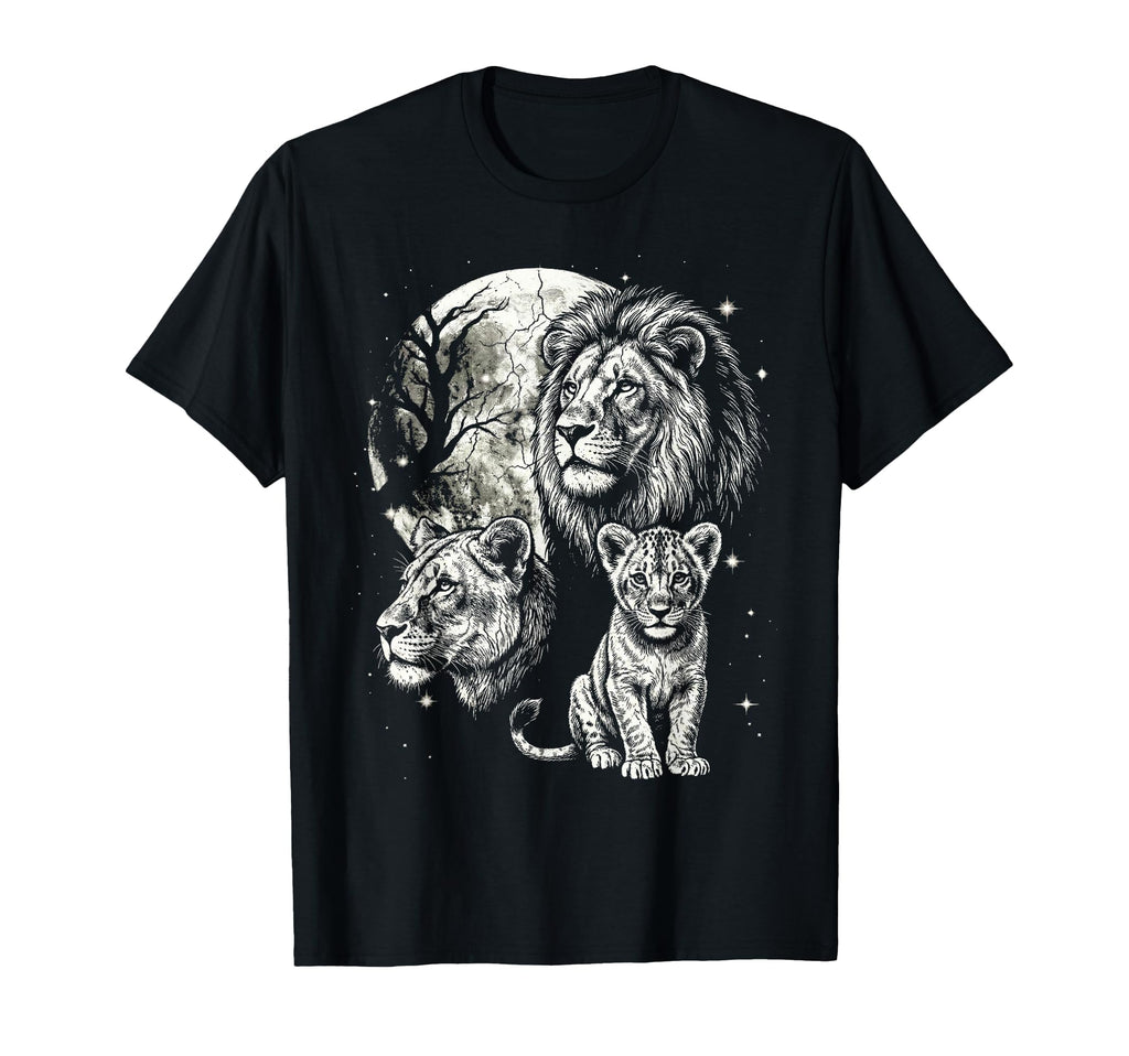 Lion 90S Aesthetic Y2K Lion T-Shirt - Graphic Print for Adults - T-Shirt, Sweatshirt, Hoodie