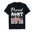 Proud Aunt Baseball Senior 2027 T-Shirt - Unique Graphic for Adults - T-Shirt, Sweatshirt, Hoodie