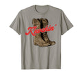 Knockin Boots Boot Cowboy Country T-Shirt - Novelty Apparel for Adults - T-Shirt, Sweatshirt, Hoodie