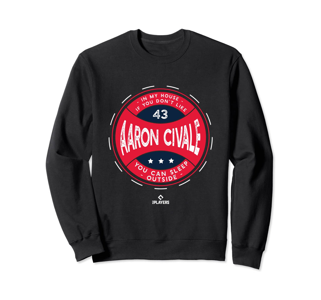 My House Aaron Civale Mlbpa Sweatshirt - Unique Graphic Men Women - T-Shirt, Sweatshirt, Hoodie